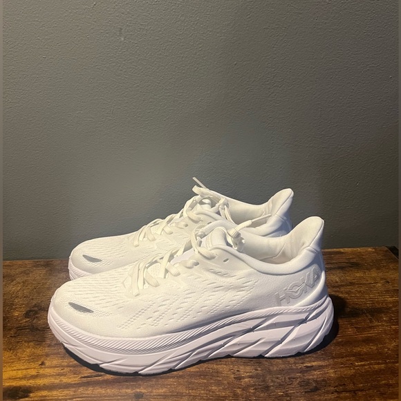 Hoka One One Shoes - HOKA ONE ONE Women’s Clifton 8 Shoes White/White